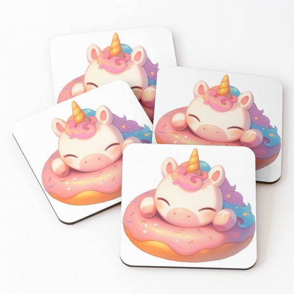 Item preview, Unicorn Doughnut Cartoon Cute  designed and sold by Bwittaya.
