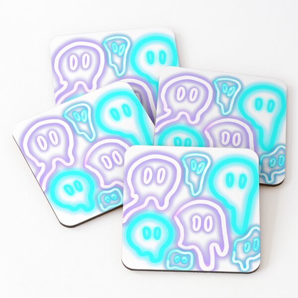 Item preview, Lil melting ghosts smiley designed and sold by Constancealb.