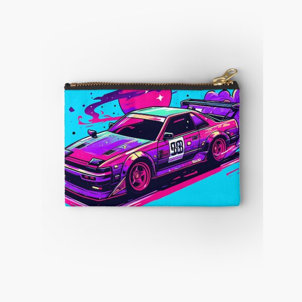 Item preview, Drift Car JDM Purple Pink Cartoonistic designed and sold by ETVdesign.