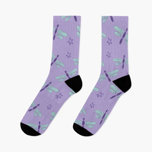 Item preview, Purple and Teal Dragonflies with Stars designed and sold by GraceMakes03.