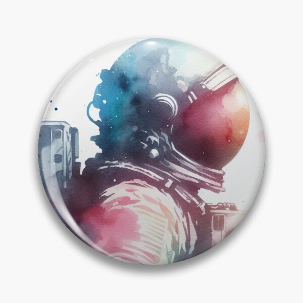 Item preview, The Celestial Charm - Watercolor Astronaut Drawings A3 designed and sold by SicilianoPlus.