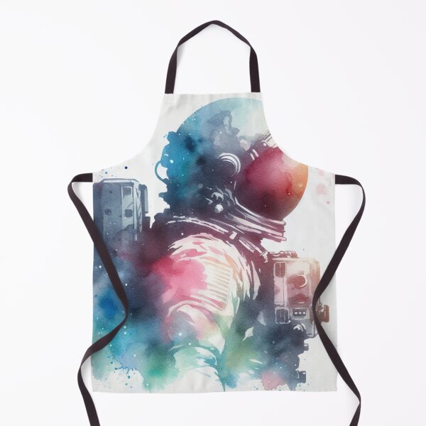 Item preview, The Celestial Charm - Watercolor Astronaut Drawings A3 designed and sold by SicilianoPlus.