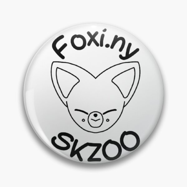 Item preview, Stray Kids - Skzoo Foxi.ny Head w/ Name [BLACK OUTLINE] designed and sold by itsaiaaa.