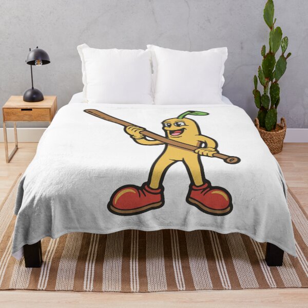 Item preview, Banana Man Holding A Baseball Bat designed and sold by LinleeFashion.
