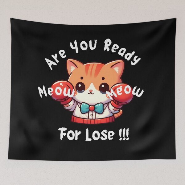 Item preview, Boxer Meow Cat as Boxing Champion designed and sold by MR-Artist24.