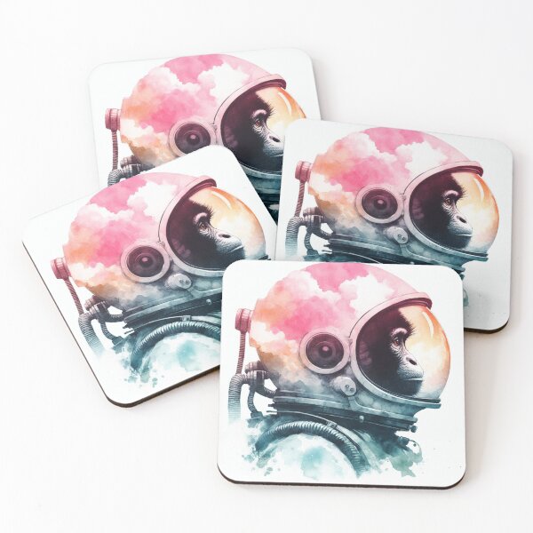 Item preview, The Celestial Charm - Watercolor Astronaut Drawings B1 designed and sold by SicilianoPlus.