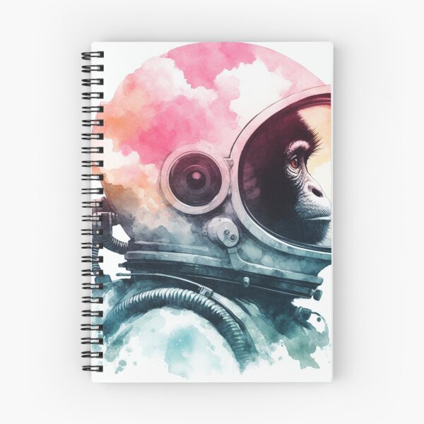 Item preview, The Celestial Charm - Watercolor Astronaut Drawings B1 designed and sold by SicilianoPlus.