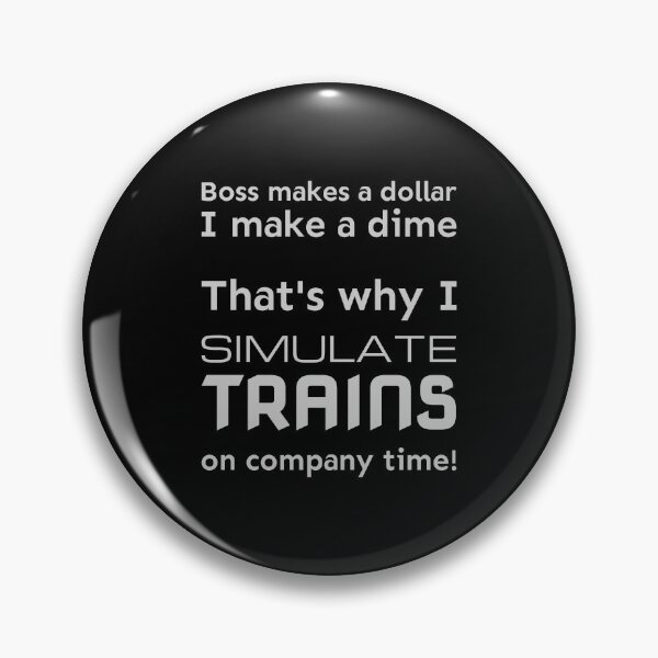 Item preview, I simulate trains on company time designed and sold by meldra.