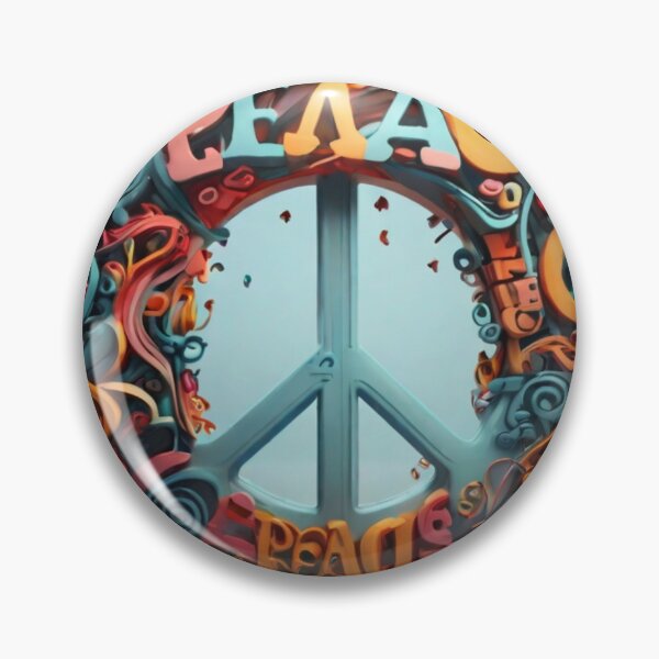 Item preview, Peace Train Typography Art in Circular Form designed and sold by Zaramodo.