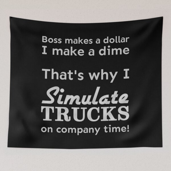 Item preview, I simulate trucks on company time designed and sold by meldra.