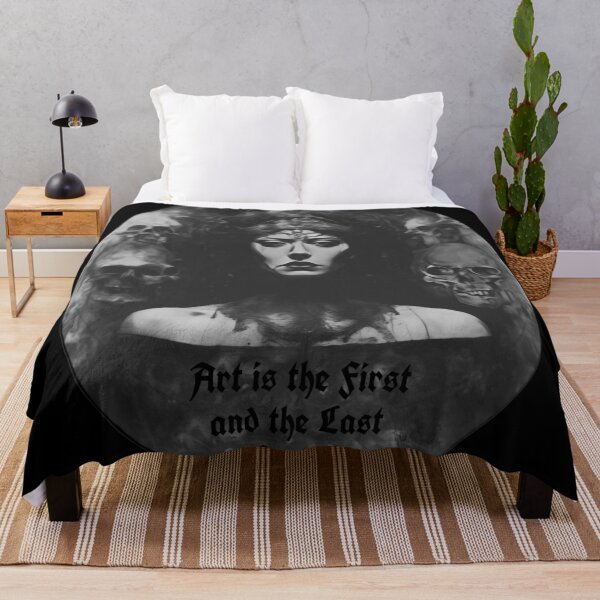 Item preview, Life is an Illusion, Death is a Promise: Red Sirio’s Art as the First and Last Breath (Lightning tattoo black sun, dark art, woman, skulls, black and white) designed and sold by Red Siri0 Art.