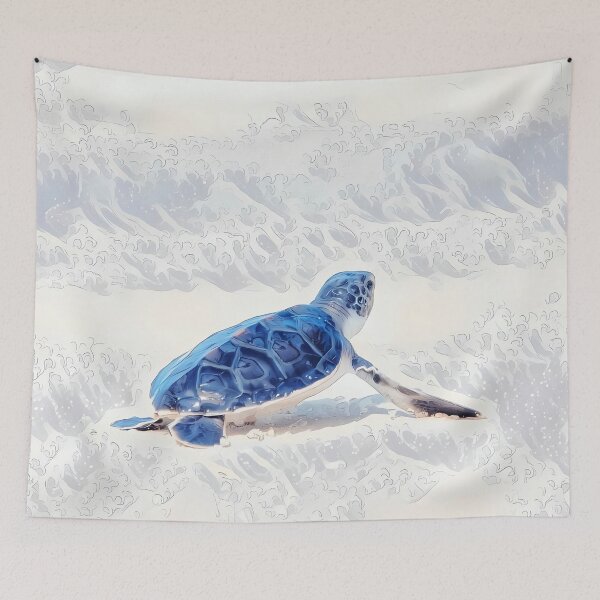 Item preview, Baby SeaTurtle In Waves designed and sold by Heathermarie321.