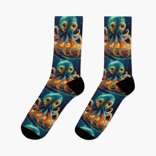 Item preview, Cute 3D Cartoon Style Octopus designed and sold by TheArtOfPat.