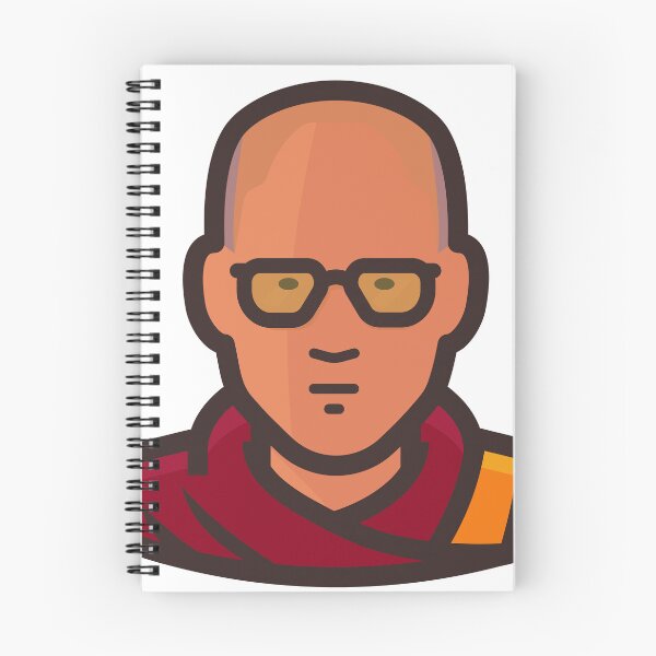 Item preview, Dalai Lama Cartoon Portrait | XIV Dalai Lama Tenzin Gyatso designed and sold by TibetanTreasure.