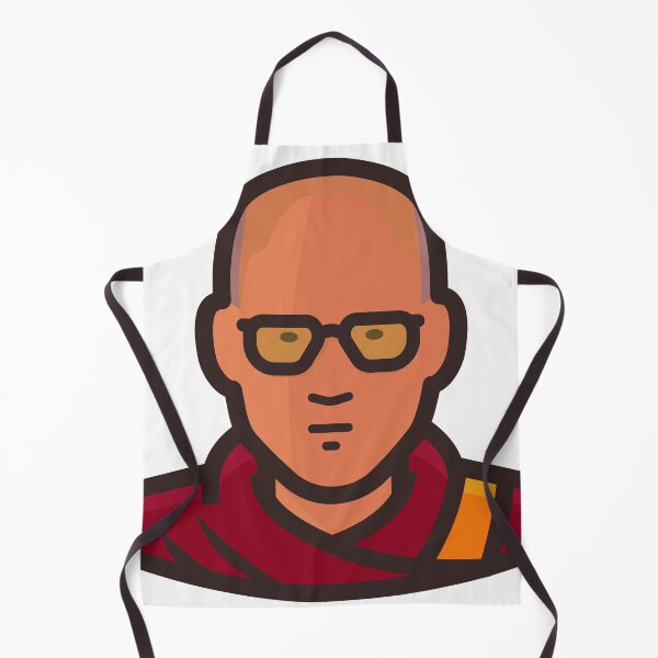 Item preview, Dalai Lama Cartoon Portrait | XIV Dalai Lama Tenzin Gyatso designed and sold by TibetanTreasure.