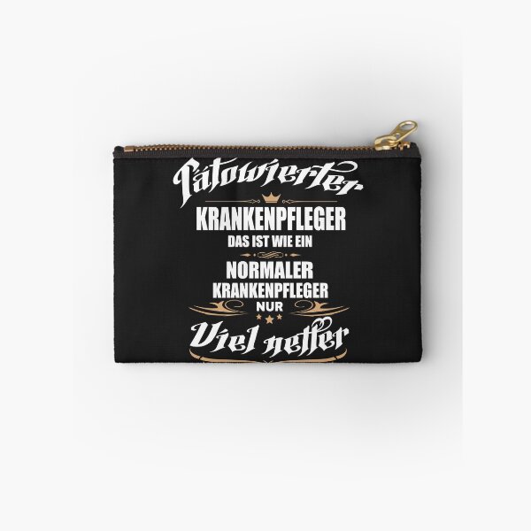 Item preview, Tätowierter Krankenpfleger. Lustiger Spruch auf T-Shirt, Sticker, Poster & mehr. Geschenkidee designed and sold by silentcolors.