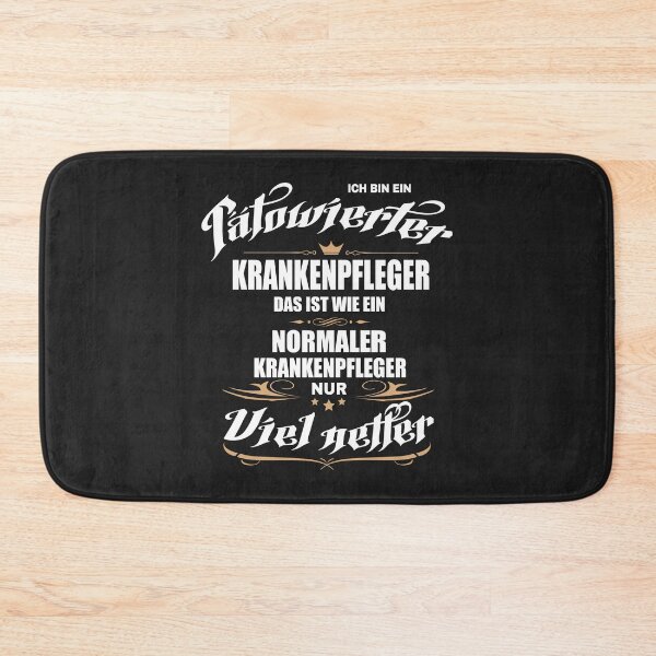Item preview, Tätowierter Krankenpfleger. Lustiger Spruch auf T-Shirt, Sticker, Poster & mehr. Geschenkidee designed and sold by silentcolors.
