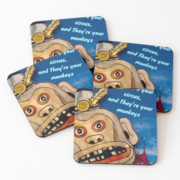 Item preview, Circus monkey vintage toy design  designed and sold by Alicia Perrelli.