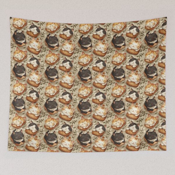 Item preview, Joyful Feline Friends Pattern designed and sold by Catloaf Art.
