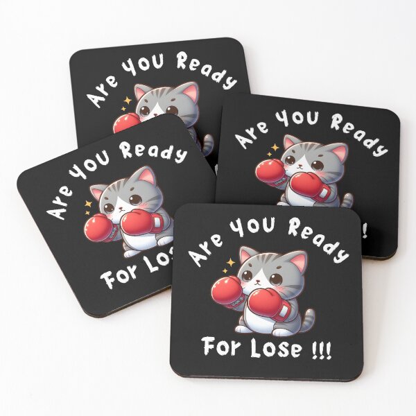 Item preview, Cute Boxing Cat - Fighter Cat Wearing Boxing Gloves designed and sold by MR-Artist24.