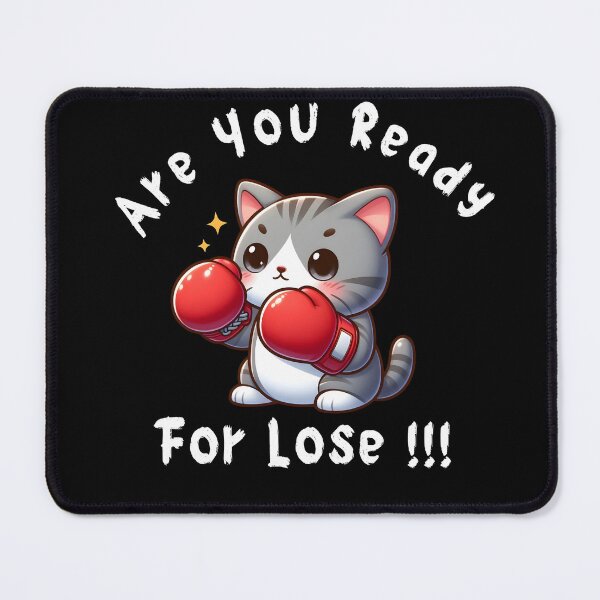 Item preview, Cute Boxing Cat - Fighter Cat Wearing Boxing Gloves designed and sold by MR-Artist24.