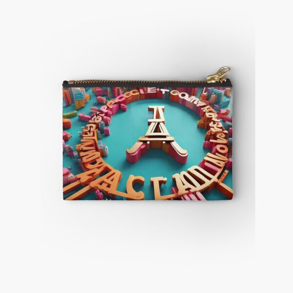 Item preview, Typography Art Spins 'Peace Train' Message designed and sold by Zaramodo.