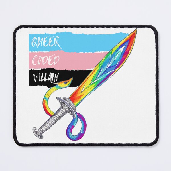 Item preview, Queer Coded Villain Rainbow Blade designed and sold by freelancewizard.