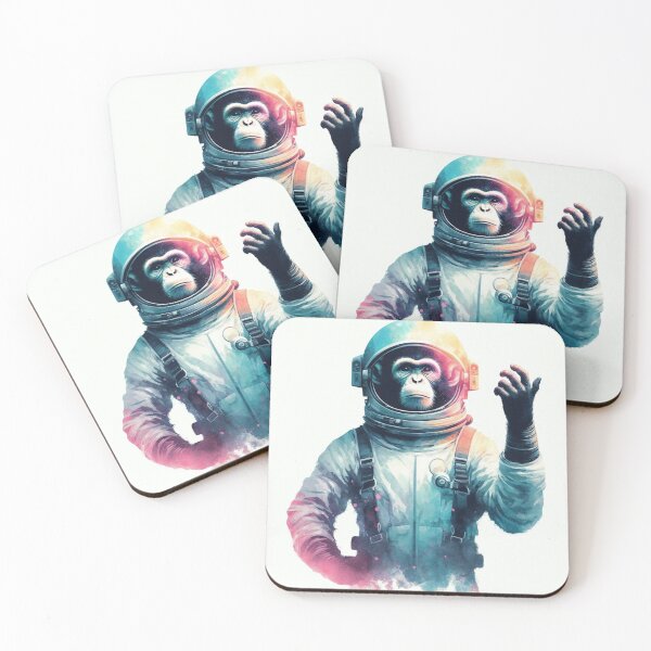 Item preview, The Celestial Charm - Watercolor Astronaut Drawings B2 designed and sold by SicilianoPlus.