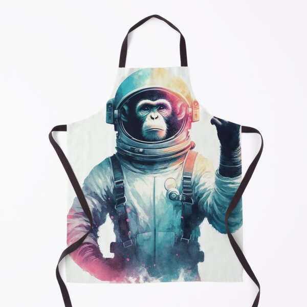 Item preview, The Celestial Charm - Watercolor Astronaut Drawings B2 designed and sold by SicilianoPlus.