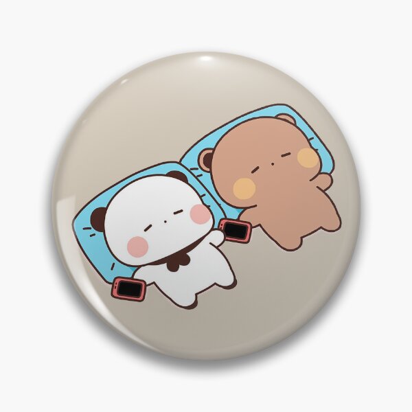 Item preview, Bubu and Dudu Nap | Cute Bear Couple | Panda Yier | Bubu Brownie Bear designed and sold by valeriehsin.