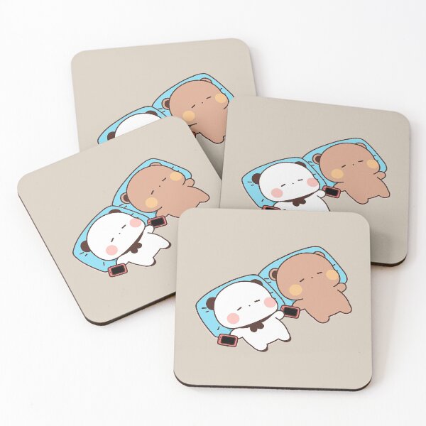 Item preview, Bubu and Dudu Nap | Cute Bear Couple | Panda Yier | Bubu Brownie Bear designed and sold by valeriehsin.