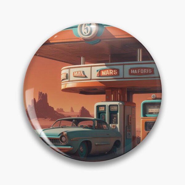 Item preview, Petrol pump in mars designed and sold by Shoesnow.