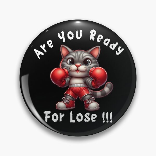 Item preview, Cute Boxing Cat - Fighter Cat Wearing Boxing Gloves designed and sold by MR-Artist24.