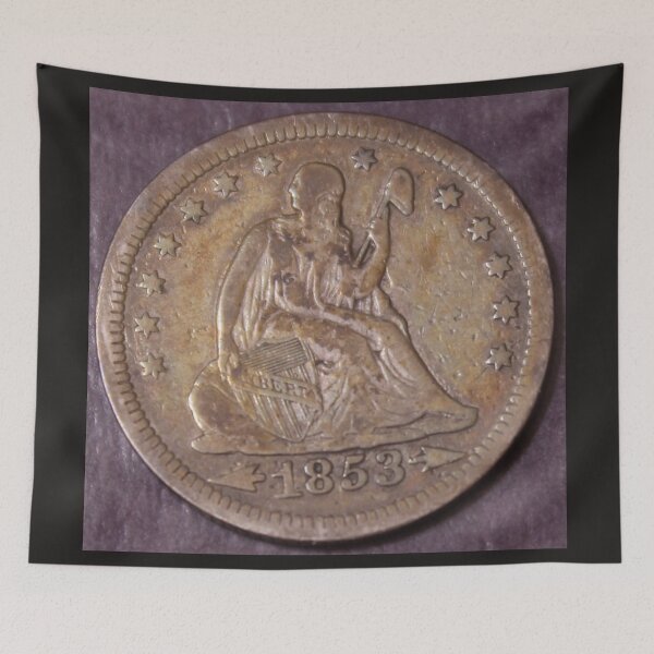 Item preview, 1853  Arrows & Rays Liberty Seated Dime Choice VF designed and sold by coinsxcrochet.