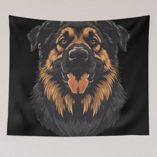 Item preview, Cartoonish Leonberger Drawing  designed and sold by Brontox.