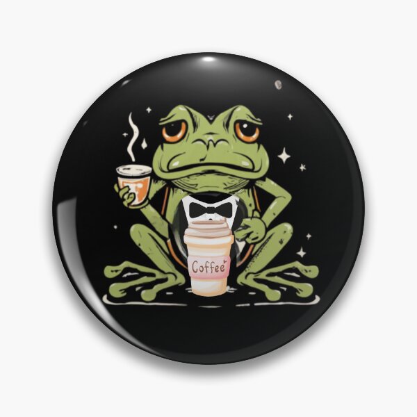 Item preview, Grumpy frog designed and sold by Echo Aesthetics.