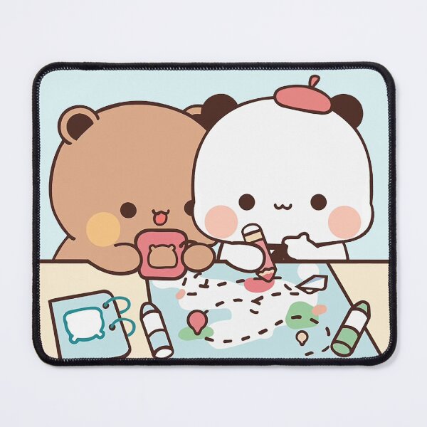 Item preview, Bubu and Dudu Travel | Cute Bear Couple | Panda Yier | Bubu Brownie Bear designed and sold by valeriehsin.