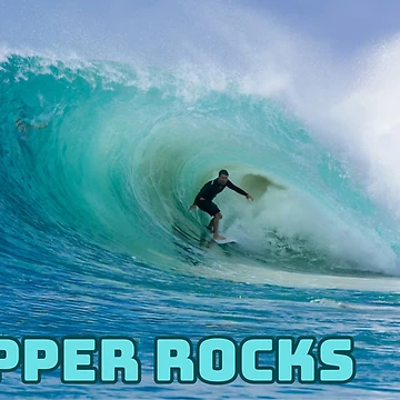 Artwork thumbnail, Snapper Rocks surfing by Razzarts