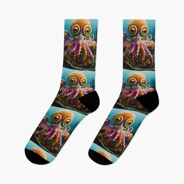 Item preview, Cute 3D Cartoon Style Octopus designed and sold by TheArtOfPat.