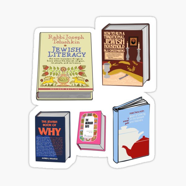 Item preview, the essential jewish bookshelf designed and sold by JewishMemesOnly.