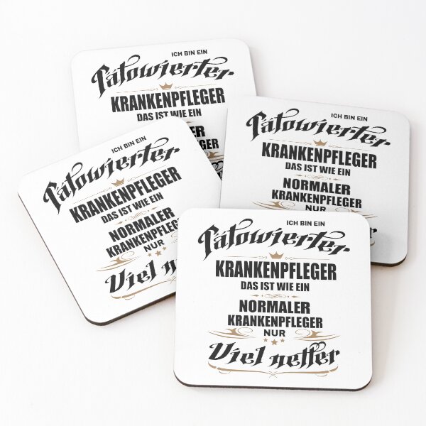 Item preview, Tätowierter Krankenpfleger. Lustiger Spruch auf T-Shirt, Sticker, Poster & mehr. Geschenkidee designed and sold by silentcolors.
