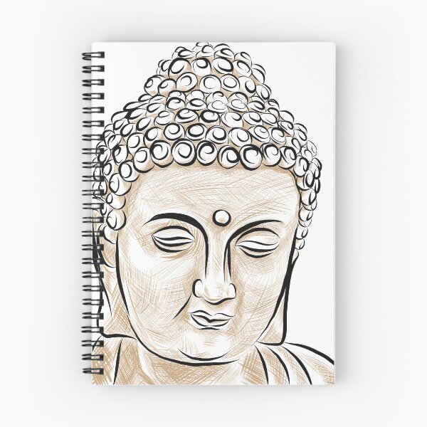 Item preview, Buddha Bust Portrait Sketch designed and sold by TibetanTreasure.