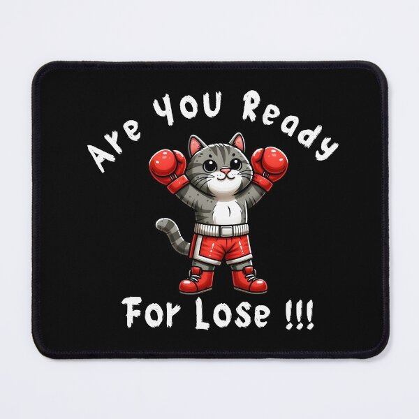 Item preview, Cute Boxing Cat - Fighter Cat Wearing Boxing Gloves designed and sold by MR-Artist24.