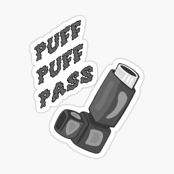 Puff Puff Pass Stickers for Sale