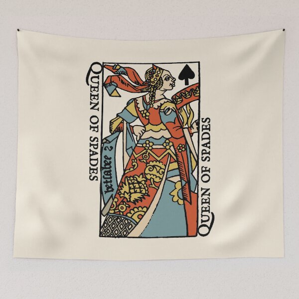 Item preview, Classic Character of Playing Card Queen of Spades designed and sold by KewaleeTee.