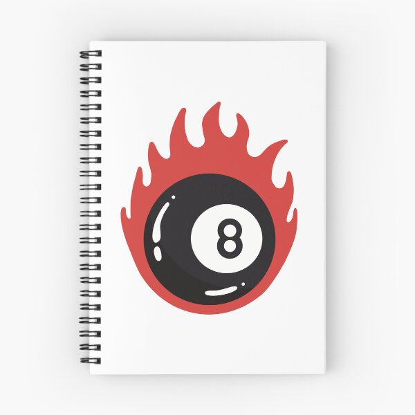 Item preview, 8-ball on Fire designed and sold by Katherine Mandeville.