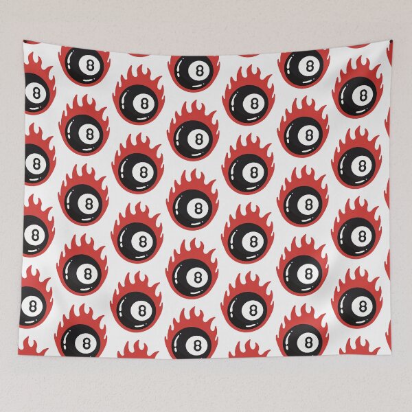 Item preview, 8-ball on Fire designed and sold by Katherine Mandeville.