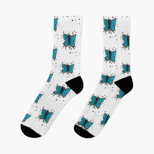 Item preview, Butterfly (Blue) with black graphics designed and sold by IDoMatterROSASS.