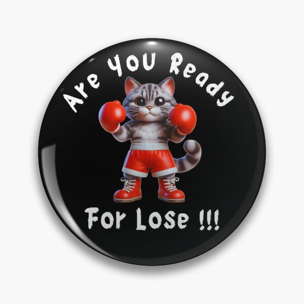 Item preview, Cute Boxing Cat - Fighter Cat Wearing Boxing Gloves designed and sold by MR-Artist24.