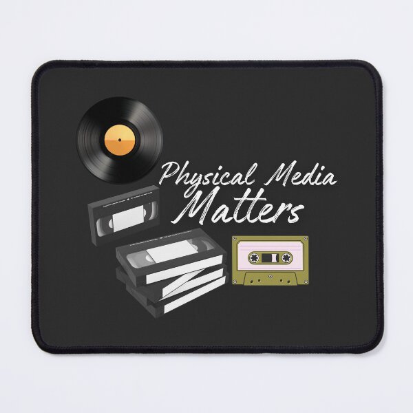 Item preview, Physical Media Matters designed and sold by acceptablewords.